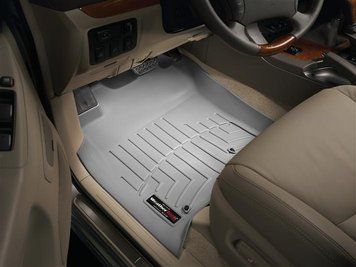 Коврики автомобильные 3D Лайнеры передние Lexus GX470 2003 - 2008 серый WeatherTech 461211 461211. фото