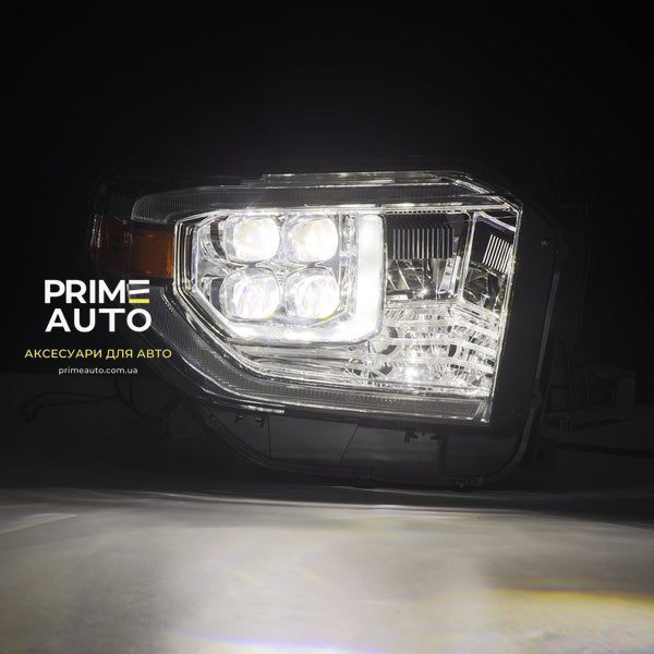 Передні фари Toyota Tundra 2014-2021 PRO-Series Alpha-Black AlphaRex 880839 880839 фото