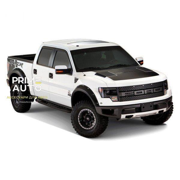 Розширювачі арок комплект 4 шт Ford F-150 SVT Raprot 2010-2014 Pocket-style чорний Bushwacker 20938-02 20938-02 фото