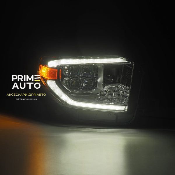 Передні фари Toyota Tundra 2014-2021 PRO-Series Alpha-Black AlphaRex 880839 880839 фото