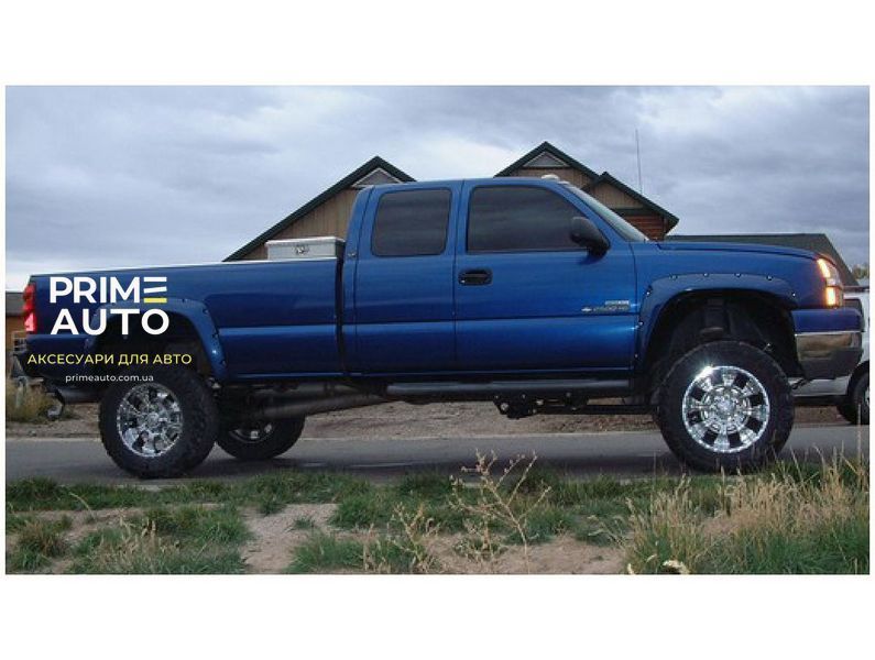 Расширители арок комплект 4 шт Chevrolet Silverado 3500 Classic 2007-2007 Pocket-style черный Bushwacker 40918-02 40918-02: фото