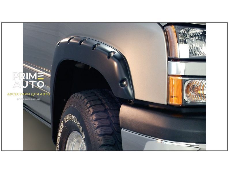 Расширители арок комплект 4 шт Chevrolet Silverado 3500 Classic 2007-2007 Pocket-style черный Bushwacker 40918-02 40918-02: фото