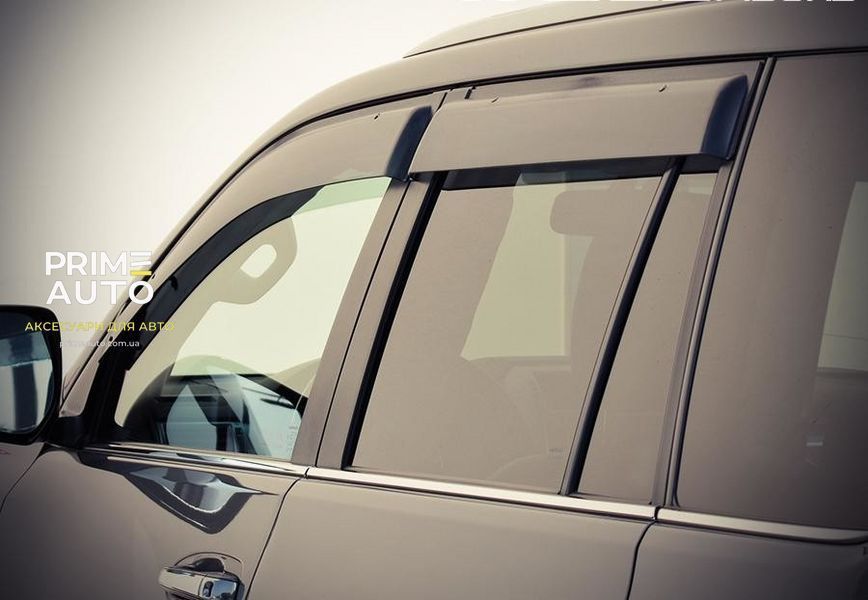 Дефлекторы окон к-т 4 шт Premium серия Toyota Land Cruiser Prado 150 2009 - 2023 Wellvisors 3-847LX015 3-847LX015. фото