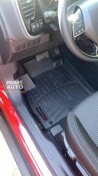 Коврики автомобильные 3D Лайнеры передние Citroen C4 Aircross 2007 - 2020 черный WeatherTech 446511 446511. фото