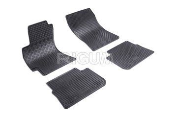Килимки гумові автомобільні 4 шт чорні Subaru Impreza 2009 - 2012 Rigum 902228 902228. фото