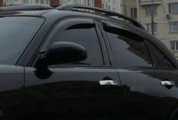 Дефлектори вікон передні+задні к-т 4шт темні Infiniti FX 2003 - 2009 EGR 92463030B 92463030B фото