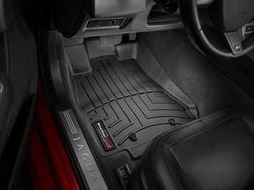 Килими автомобільні 3D Лайнери передні Jaguar XF 2009 - 2015 чорний WeatherTech 444461 444461 фото