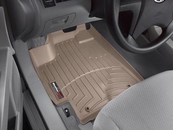 Килими автомобільні 3D Лайнери передні Toyota Highlander 2008 - 2013 бежевий WeatherTech 451151 451151 фото