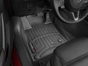 Коврики автомобильные 3D Лайнеры передние Mazda Mazda6 2014 - 2018 чорный WeatherTech 444861 444861. фото