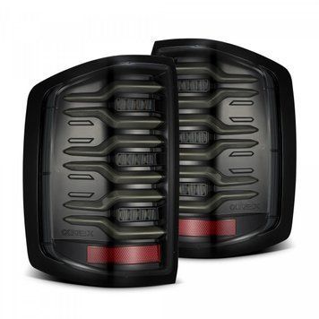 Задні ліхтарі Chevrolet Silverado 3500 2015-2019 LED LUXX серія колір Alpha-Black AlphaRex 620040 620040.. фото
