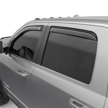Дефлектори вікон к-т 4 шт вставні RAM/Dodge Ram 2500 2019 - 2025 темні Crew Cab EGR 572861 572861 фото