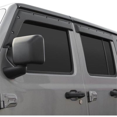 Дефлектори вікон, к-т 4 шт, Tough Guard Jeep Wrangler JK 2007-2018 4Door TV7W07-4 TV7W07-4 фото
