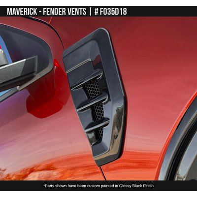 Накладки на крила Ford Maverick 2021-2024 чорний AIR DESIGN FO35D18 FO35D18 фото
