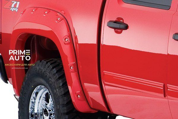 Розширювачі арок комплект 4 шт GMC Sierra 1500 2007-2013 Boss Pocket-style чорний Bushwacker 40928-02 40928-02 фото