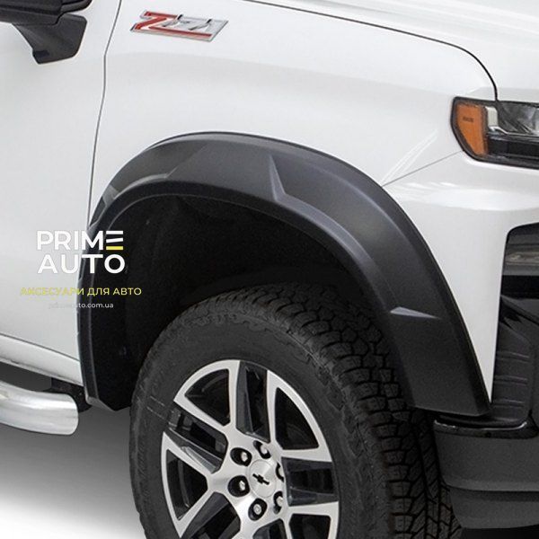 Розширювачі арок комплект 4 шт Chevrolet Silverado 1500 2019-2021 DRT-style чорний Bushwacker 40984-02 40984-02 фото