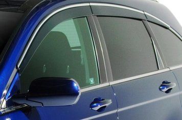 Дефлекторы окон клеящиеся с хромированным молдингом LOW PRO Cadillac SRX 2010-2017 к-т 6 шт AVS 796003 796003 фото