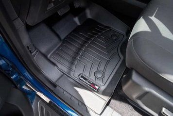Килими автомобільні 3D Лайнери передні Ford F-150 Lightning 2022 - 2025 чорний WeatherTech 446971 446971... фото
