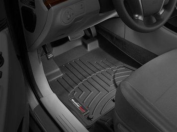 Килими автомобільні 3D Лайнери передні Hyundai Veracruz 2007 - 2012 чорний WeatherTech 441591 441591 фото