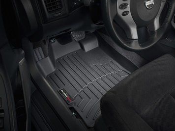 Килими автомобільні 3D Лайнери передні Nissan Altima 2007 - 2013 чорний WeatherTech 441961 441961 фото