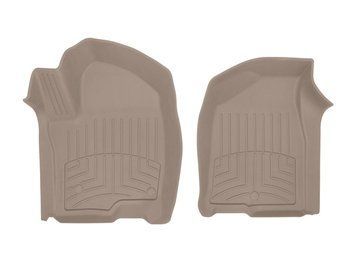Килими автомобільні 3D Лайнери High Performance передні Cadillac Escalade 2021 + бежевий WeatherTech 4516321IM 4516321IM фото