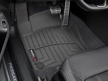 Коврики автомобильные 3D Лайнеры передние Volkswagen Passat USA 2020 - 2022 черный WeatherTech 4415281 4415281 фото