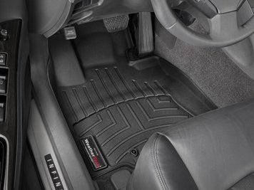 Килими автомобільні 3D Лайнери передні Infiniti QX50 2014 - 2015 чорний WeatherTech 448681 448681. фото
