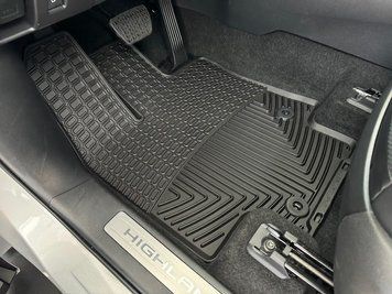 Коврики резиновые передние Toyota Highlander 2020 + черный WeatherTech W540 W540 фото