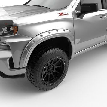 Расширители арок Chevrolet Silverado 1500 2019 - 2026 Bolt-On Style цвет Silver Metallic EGR 791694 - GAN 791694-GAN фото