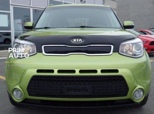 Дефлектор капота Kia Soul 2014-2019 гладкий FormFit HD22K14 HD22K14 фото