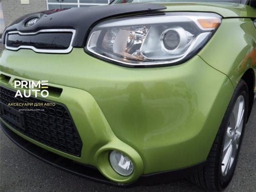 Дефлектор капота Kia Soul 2014-2019 гладкий FormFit HD22K14 HD22K14 фото