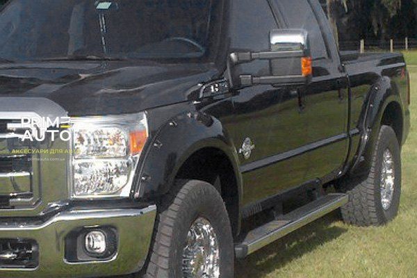Розширювачі арок комплект 4 шт Ford F-250 Super Duty 2011-2016 Cutout Pocket-style чорний Bushwacker 20940-02 20940-02 фото