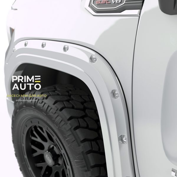 Розширювачі арок GMC Sierra 2019 - 2025 Bolt-On Style колір Summit White EGR 791794-GAZ 791794-GAZ фото