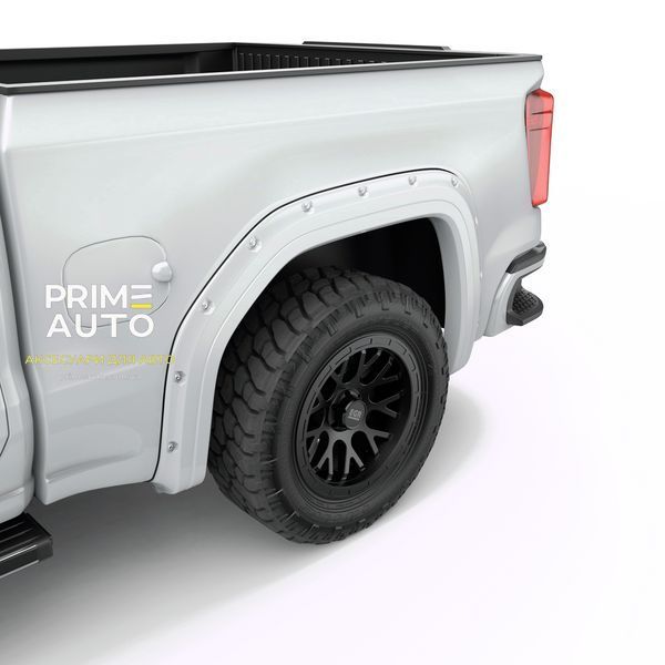 Розширювачі арок GMC Sierra 2019 - 2025 Bolt-On Style колір Summit White EGR 791794-GAZ 791794-GAZ фото