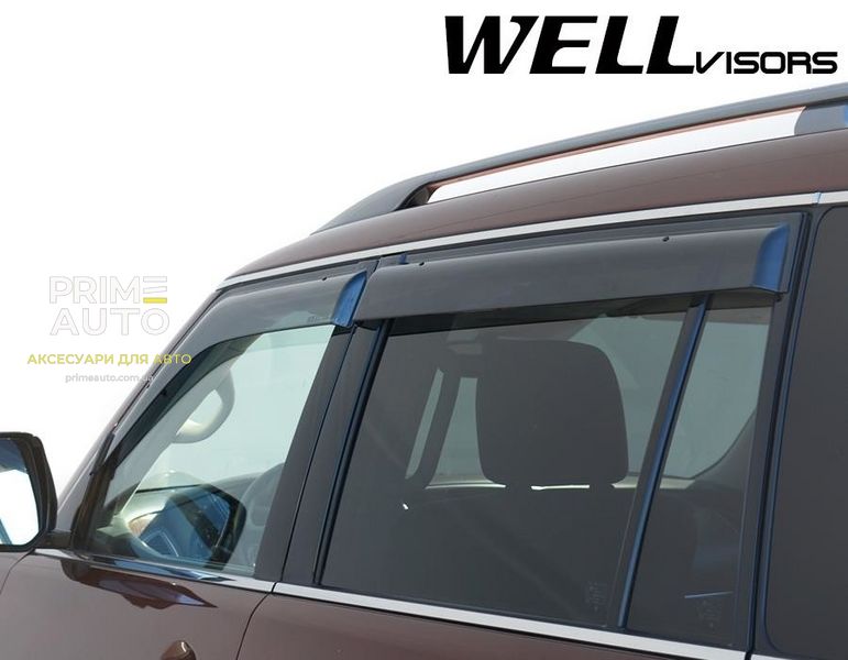 Дефлекторы окон, к-т 4 шт, Premium серия Infiniti QX80 2011 - 2023 Wellvisors 3-847IN007 3-847IN007 фото