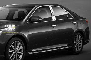 Накладки на ручки SMART-ключ 8 шт хром пластини Toyota Camry 2012 - 2014 SES Trims DH12132 DH12132 фото