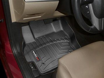 Коврики автомобильные 3D Лайнеры передние Mazda Mazda3 2010 - 2013 черный WeatherTech 442401 442401 фото