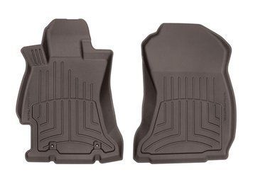Килими автомобільні 3D Лайнери High Performance передні Subaru Forester 2014 - 2018 какао WeatherTech 475311IM 475311IM фото