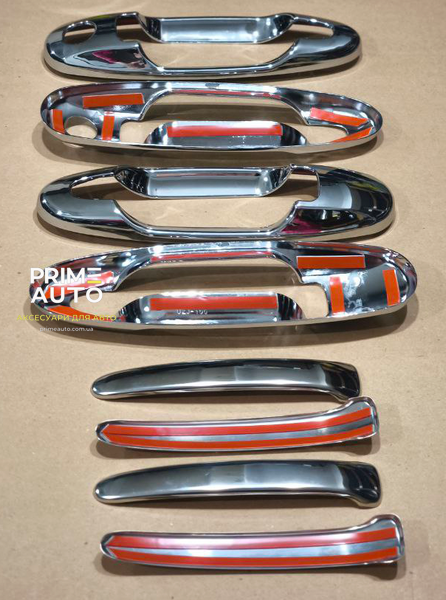 Накладки на ручки 8 шт хром Toyota Land Cruiser 100 1998 - 2007 Wellstar LT7209 LT7209 фото