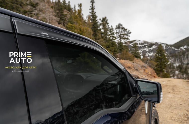 Дефлектори вікон клеючі димчасті LOW PRO Toyota Tundra 2022 - 2026 CrewMax Cab к-т 4 шт AVS 894111 894111 фото