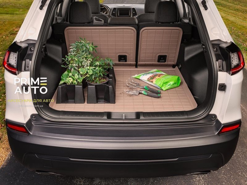 Килим в багажник на спинку сидінь 3D High Performance Hyundai Santa Fe/Hybrid 2025 - 2026 чорний WeatherTech 401852IM 401852IM фото
