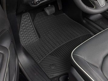 Килими гумові передні Chrysler Voyager 2020 + чорний WeatherTech W793 W793. фото