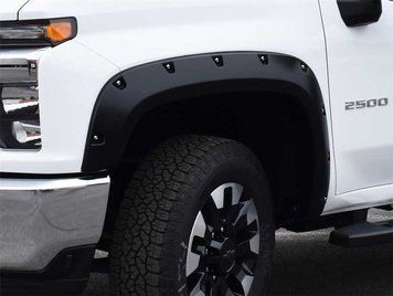 Розширювачі арок комплект 4 шт Chevrolet Silverado 2500/3500 HD 2020-2025 Pocket-style чорний Bushwacker 40982-02 40982-02 фото