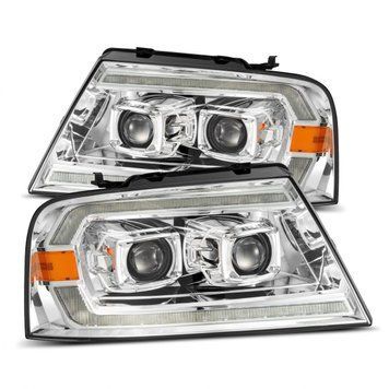 Передні фари Ford F-150 2004-2008 PRO серія хром AlphaRex 880135 880135 фото