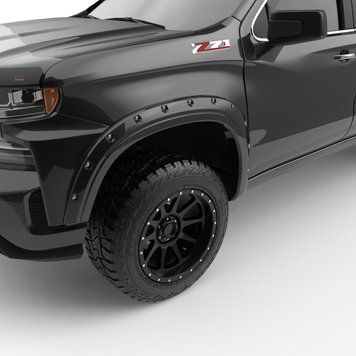 Расширители арок Chevrolet Silverado 1500 2019 - 2026 Bolt-On Style черный EGR 791694 - GBA 791694-GBA фото