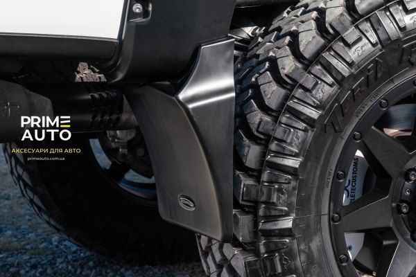 Бризковики задні Ram 1500 2019-2026 гладкі BLACK Bushwacker MUD-50054 MUD-50054:. фото