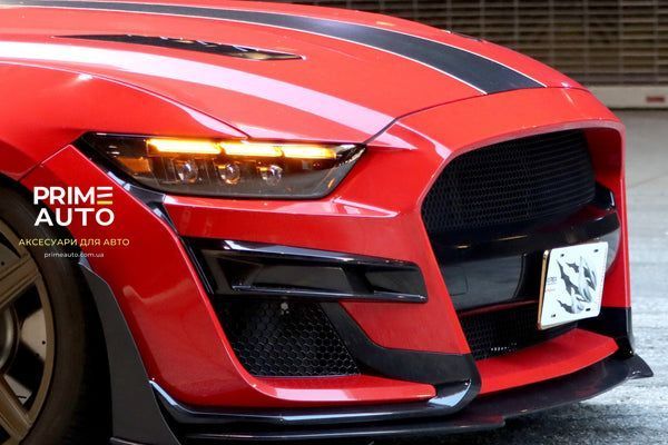 Передні фари Ford Mustang 2015-2017 NOVA-Series Black AlphaRex 880262 880262 фото