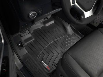 Килими автомобільні 3D Лайнери передні Honda Ridgeline 2006 - 2016 чорний WeatherTech 440501 440501 фото