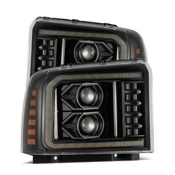Передні фари Ford F-250 2005-2007 PRO серія колір Alpha-Black AlphaRex 880314 880314 фото