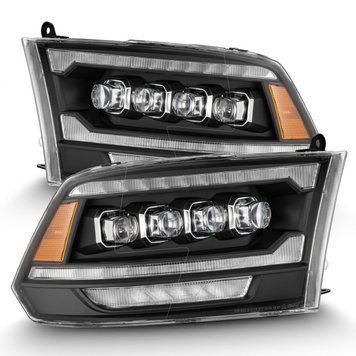 Передні фари RAM/Dodge Ram 1500 Classic 2009-2024 LED G2 Style NOVA серія чорні AlphaRex 880555 880555 фото