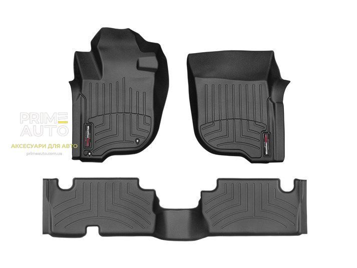 Килими автомобільні 3D Лайнери 2й ряд Mitsubishi L200 2015 - 2023 чорний WeatherTech 4413492 4413492 фото